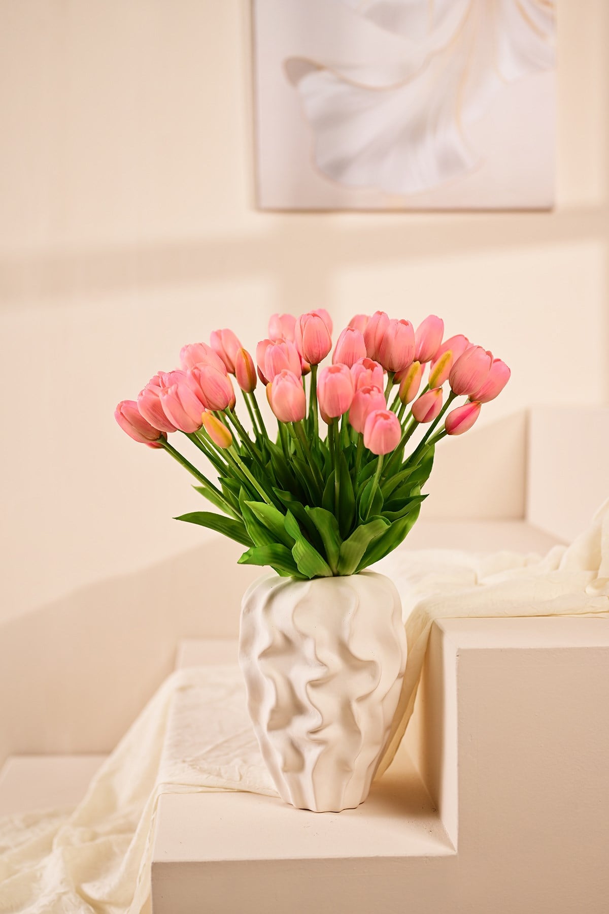 Yapay Pembe Beşli Lale