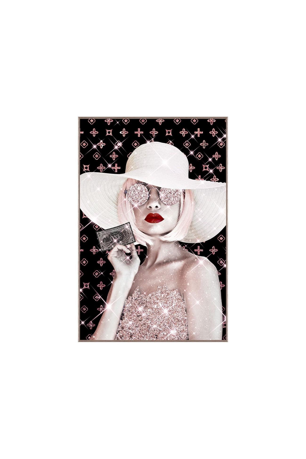 BRILLIANT WOMAN WITH HAT CAM TABLO 2