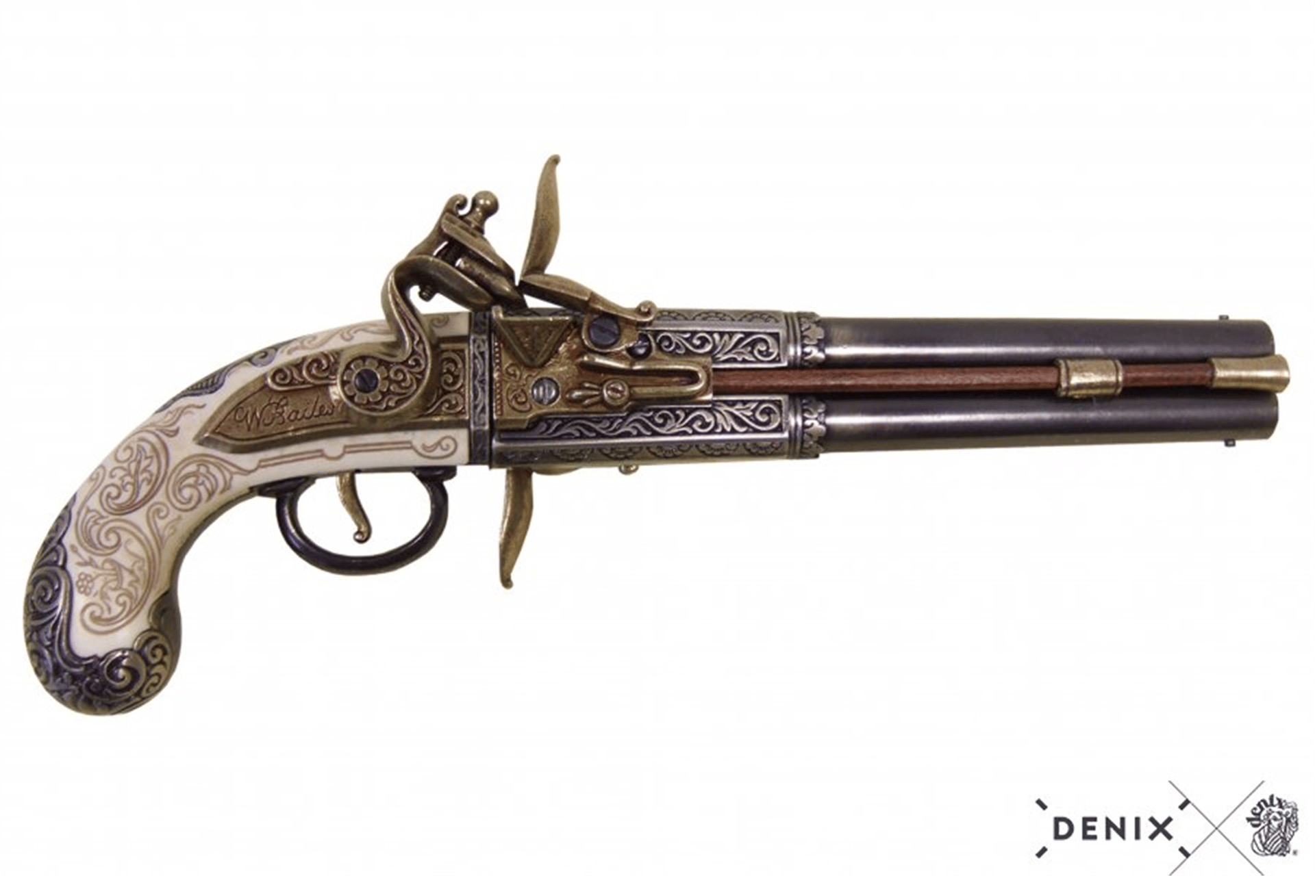 Denix Double-barrelled turn-over Tabanca, UK, 1750 | Dekoratif Replika