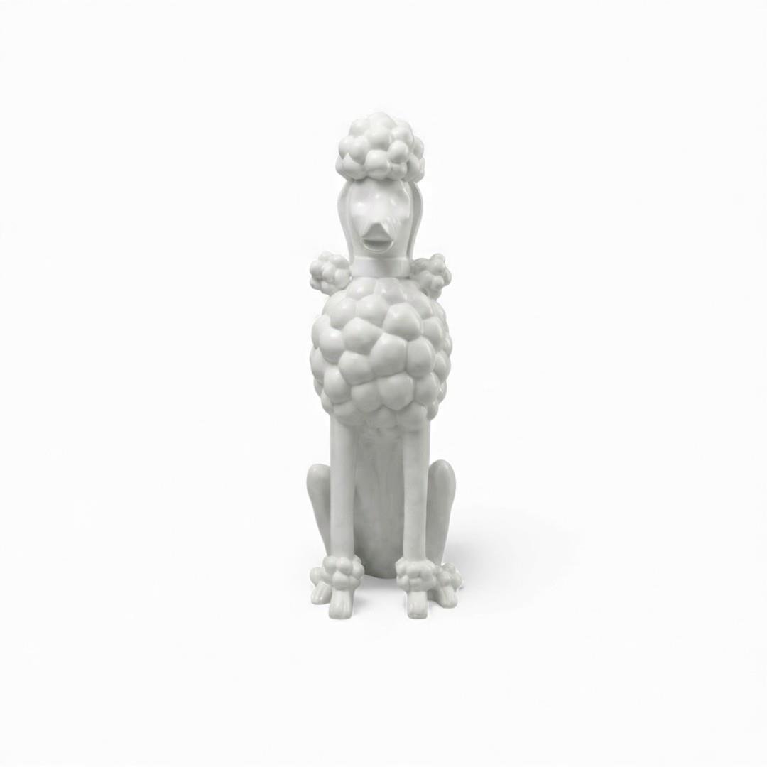 Poodle Lovely Heykel Saf Beyaz