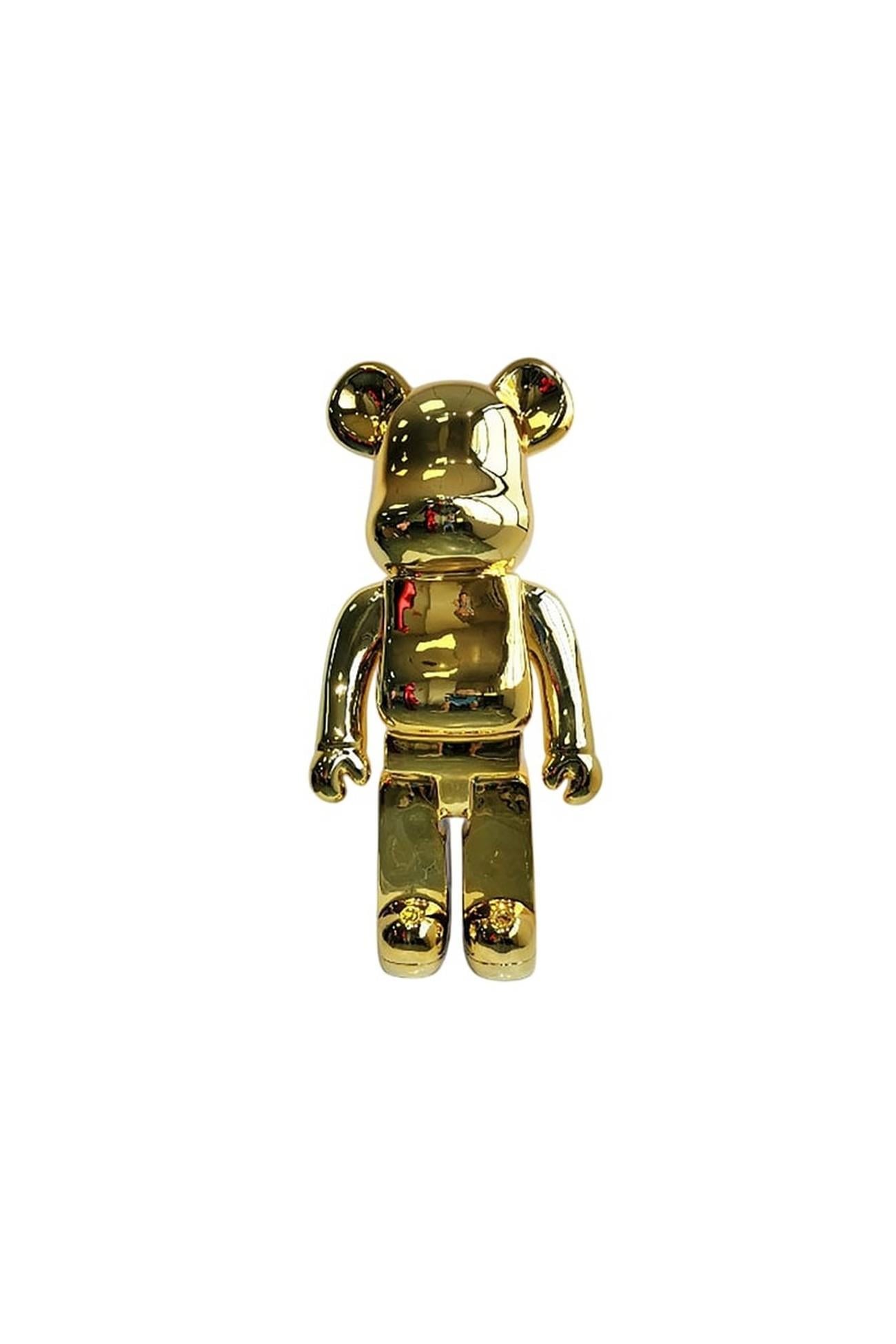 Standing BearBrick Gold