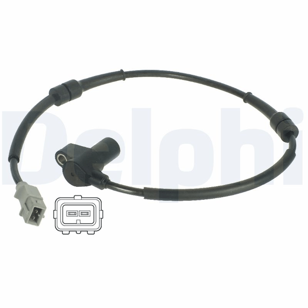 ABS HIZ SENSÖRÜ ÖN SOL PEUGEOT 306 HB 1.1-1.4-1.6-1.8 93-01, 1.8-2.0 16V 97-01, 1.8-1.9 D 93-01, 1.9 DT 93-01, 2.0 HDI 99-02 