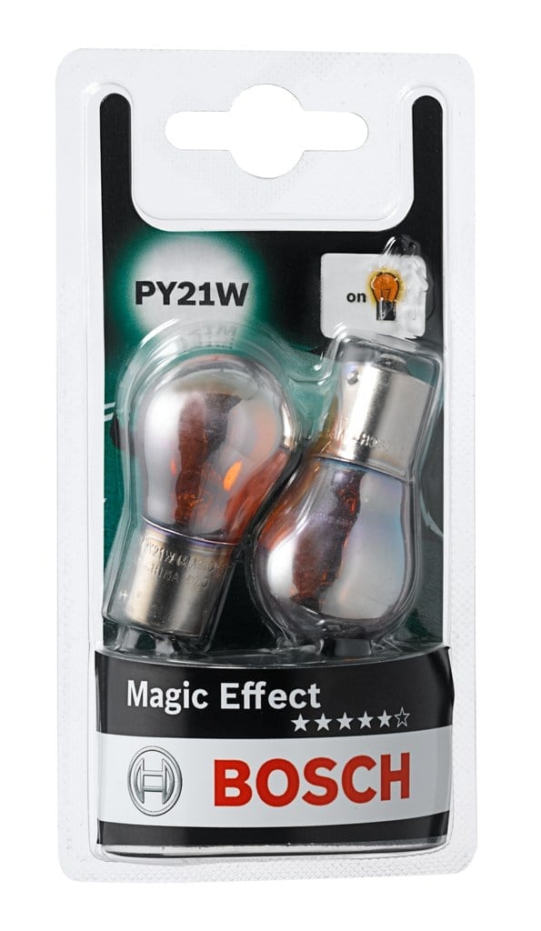 AMPUL MAGİC EFFECT 12V PY21W 21 W BAU15S TEKLİ JİLETİN PAKET ALFA ROMEO, AUDI, BMW, CITROEN, FIAT, FORD, HONDA, JAGUAR, LADA, LANCIA, MAZDA, MERCEDES-BENZ, MITSUBISHI, NISSAN, OPEL, PEUGEOT, PORSCHE, RENAULT, ROVER, SEAT, SKODA, TOYOTA, VW, DACIA, GA