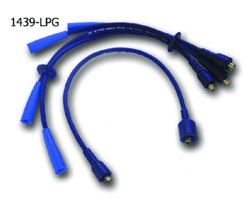 BUJİ+BOBİN KABLOSU SİYAH TAKVIYELI FIAT DOĞAN, ŞAHİN, SERÇE, KARTAL, M124 71-92 (ESKİ MOTOR) LPG Lİ 