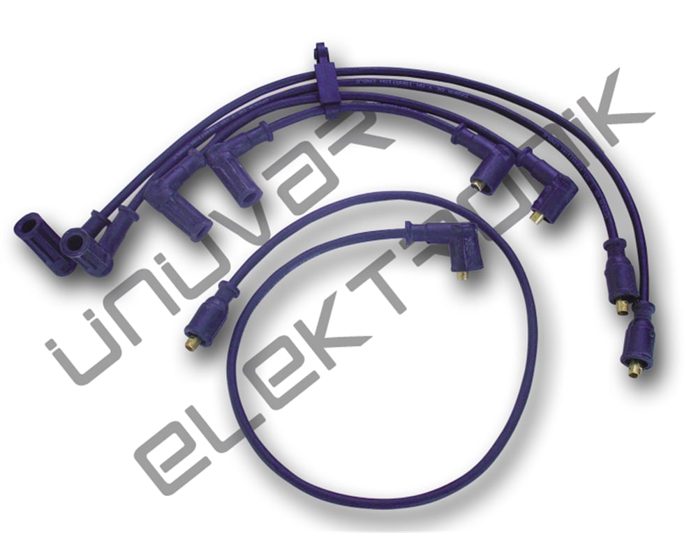 BUJİ+BOBİN KABLOSU UZUN BOBİN KABLO FIAT TIPO S/SX/SLX/AK/SW, TEMPRA S/SX/SLX/AK/SW 1.4 88-99 