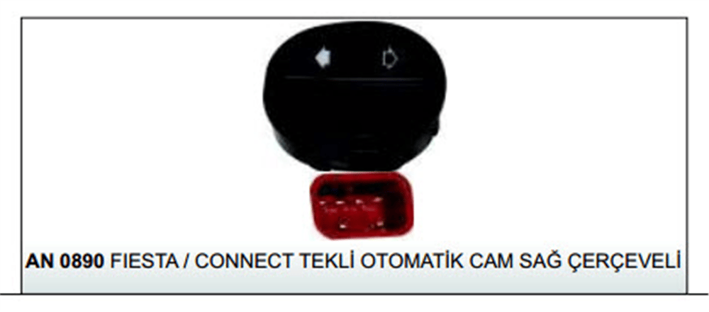CAM AÇMA KAPAMA ANAHTARIAN0890ÇERÇEVELİ TEKLİ FORD FİESTA CONNECT