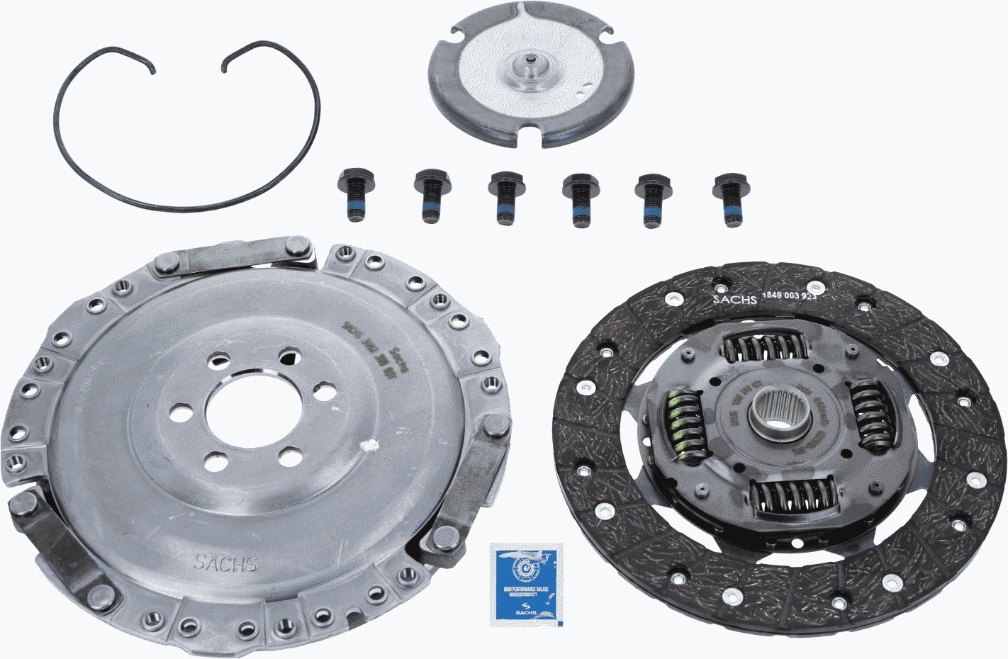 DEBRİYAJ SETİ BASKI+DİSK VW BORA 1.6 00-05, GOLF IV 1.6 00-06, SEAT LEON 1.6 00-06, TOLEDO II 1.6 00-06 
