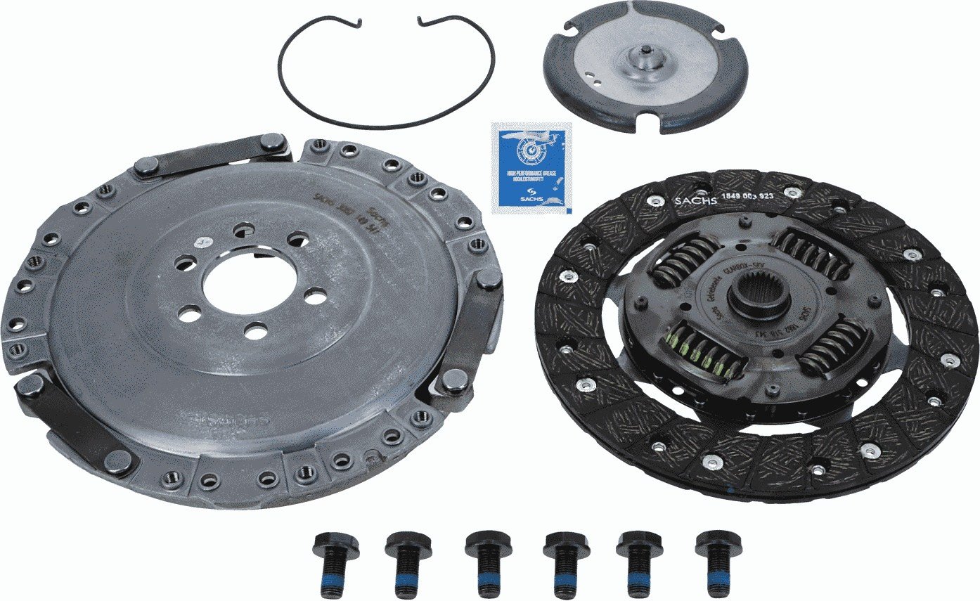 DEBRİYAJ SETİ BASKI+DİSK VW CADDY II 1.9 95-04, GOLF III 1.6/1.9 91-97, POLO 1.7/1.9 95-99 