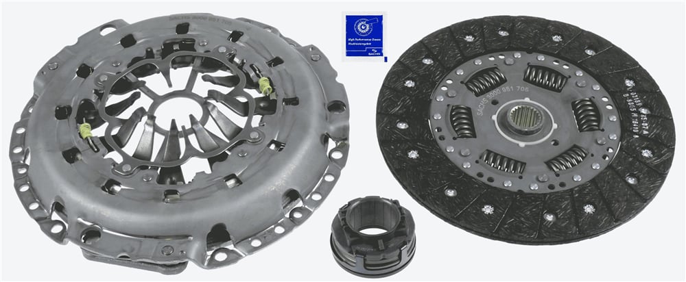 DEBRİYAJ SETİ BASKI+DİSK VW PASSAT 1.9 01 =>, AUDI A4 1.9 00-04 
