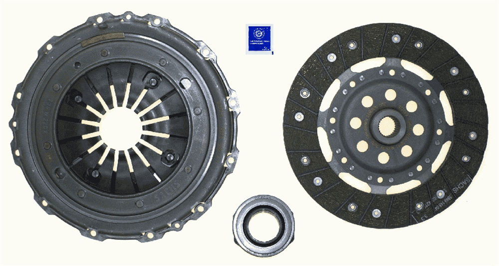 DEBRİYAJ SETİ BASKI+DİSK VW TRANSPORTER IV 2.4/2.5 90-03 