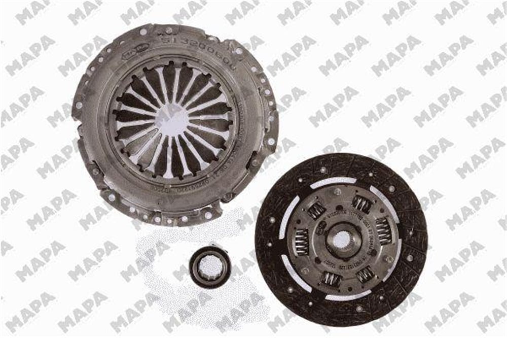 DEBRİYAJ SETİ BASKI+DİSK+BİLYA SKODA FABIA 1.4 16V 06-07, II 1.4 07-14, OCTOVIA II 1.4 04-13, ROOMSTER 1.4 07-15 