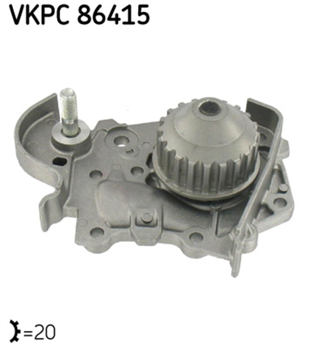 DEVIRDAIM SU POMPASI LOGAN SANDERO CLIO II MEGAN I KANGOO SCENIC R19 1.4 8V / 1.6 8V K7M K7J 