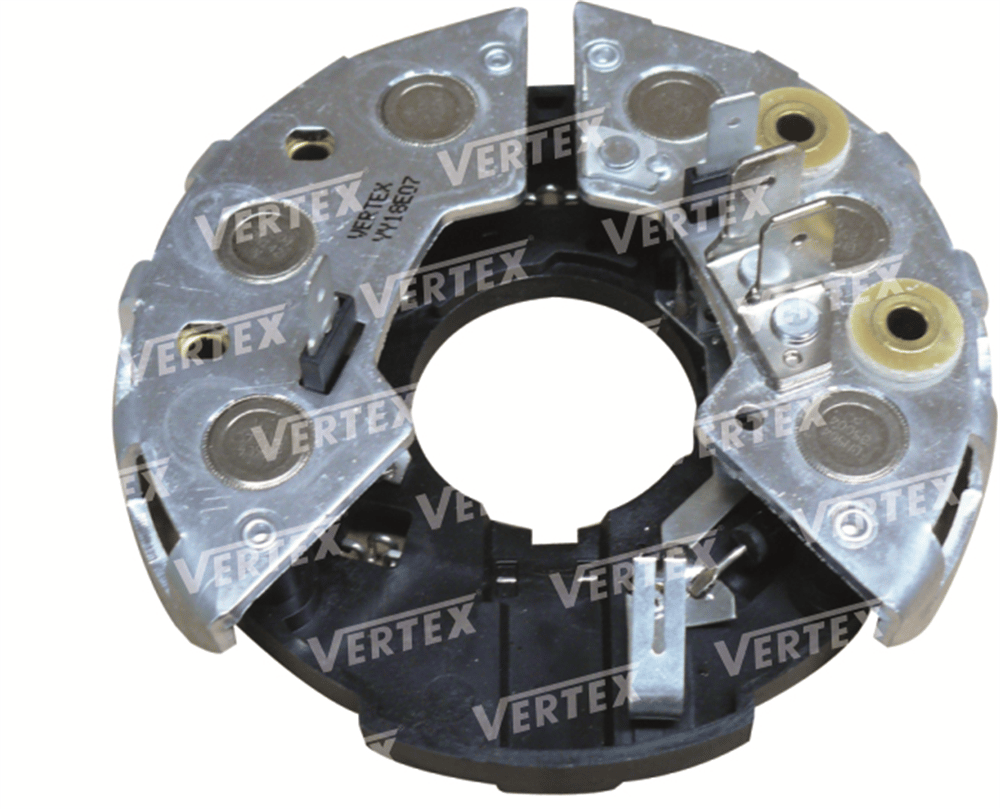 DİOT TABLASI 65A 5 FİŞLİ VBR0302 AUDI 80 - 100 - VW1.9 - 2.0D BOSCH TİPİ DİOT:6 ÇAPI:114mm 