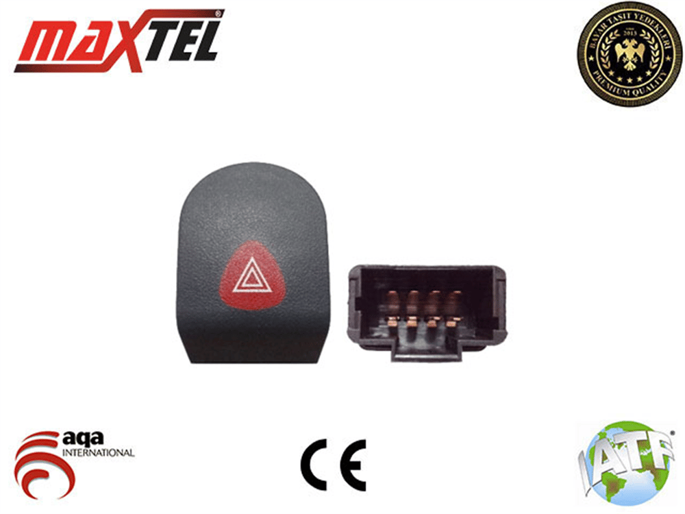 DÖRTLÜ FLAŞÖR ANAHTARI 8 FİŞLİ RENAULT KANGOO EXPRESS 01=>, KANGOO I 98-07 
