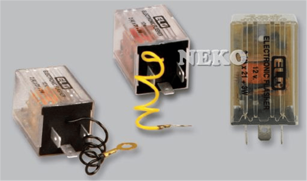 ELEKTRONİK FLAŞÖR 12V İKAZLI 3 TERMİNAL 