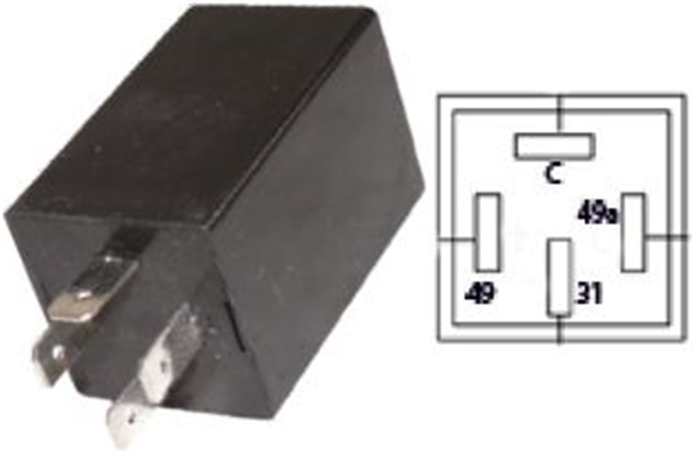 FLAŞÖR 12V VF294 UNIVERSAL 4 UÇLU 