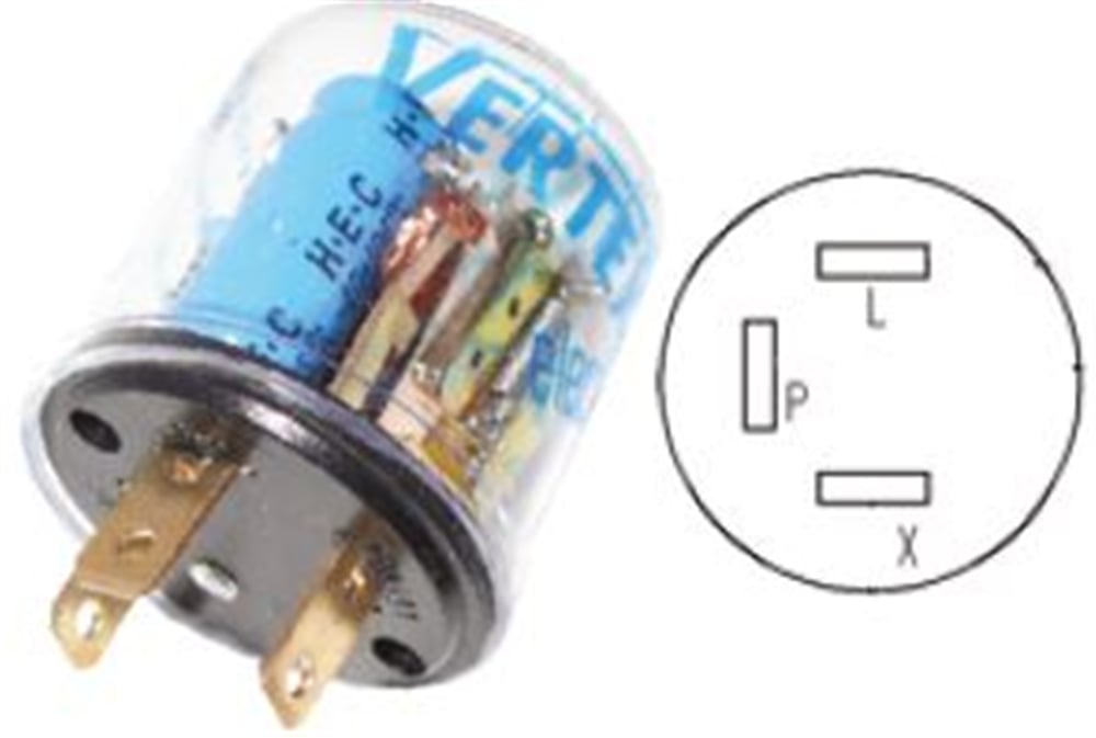 FLAŞÖR 24V VF402 UNIVERSAL BOBİNLİ 