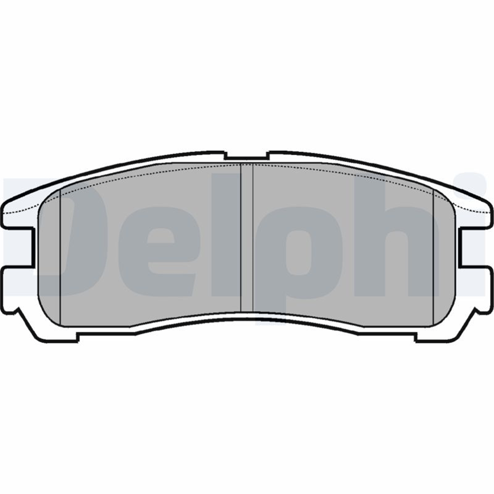 FREN BALATASI ARKA CHRYSLER SEBRING 2.0 / 2.5 95-00, MITSUBISHI 300 GT 3.0 90-99, ECLIPSE II 2000 95-99, GALANT V 1.8 / 2.0 92-96 