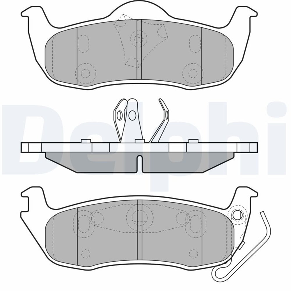 FREN BALATASI ARKA JEEP COMMANDER 3.7 / 4.7 / 5.7 / 05-10, GRAND CHEROKEE III 3.7 / 4.7 05-10 