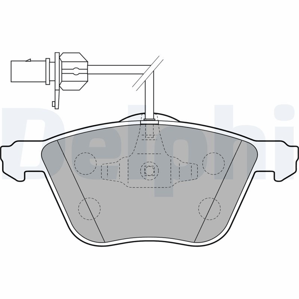 FREN BALATASI ÖN FİŞLİ FORD GALAXY 2.8 00-06, SEAT ALHAMBRA 2.8 00-10, VW SHARAN 1.8 / 1.9 / 2.0 / 2.8 00-10 