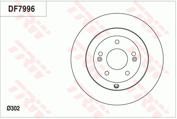 FREN DİSKİ ARKA BOYALI, 5 BİJON, 302 MM KIA SORENTO II 2.4 CVVT 09=>, 2.4 CVVT 4WD 09=>, 2.4 GDİ 12=>, 2.4 GDİ 4WD 12=>, 2.0 CRDİ 10=>, 2.0 CRDİ 4WD 10=>, 2.2 CRDİ 09=>, 2.2 CRDİ 4WD 09=> 