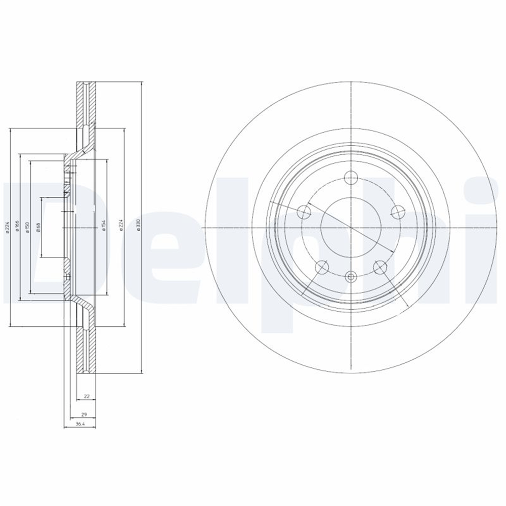 FREN DİSKİ (ÇİFTLİ PAKET) DELİKLİ ARKA AUDI Q5, S4, S5 11/2008 > 