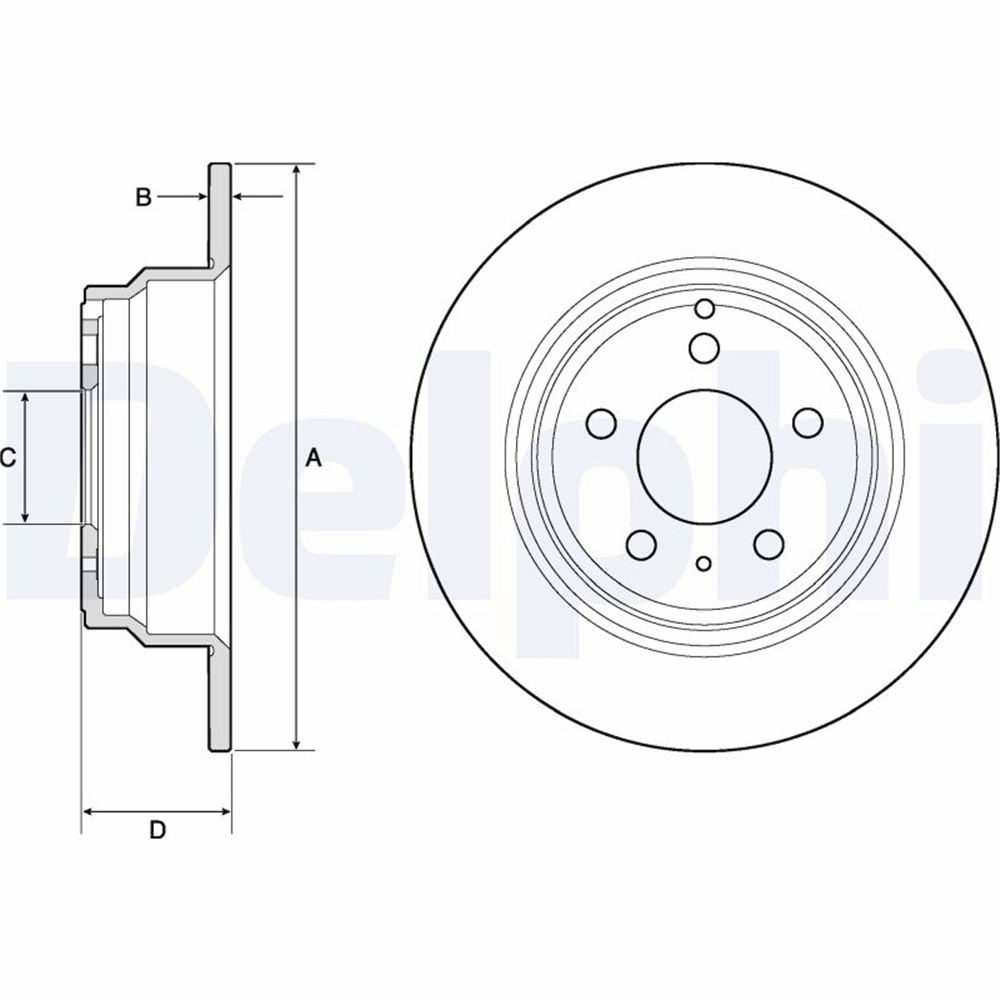 FREN DİSKİ (ÇİFTLİ PAKET) DELİKSİZ ARKA VOLVO 850, C70, S70, V70 1994 > 03/2005 