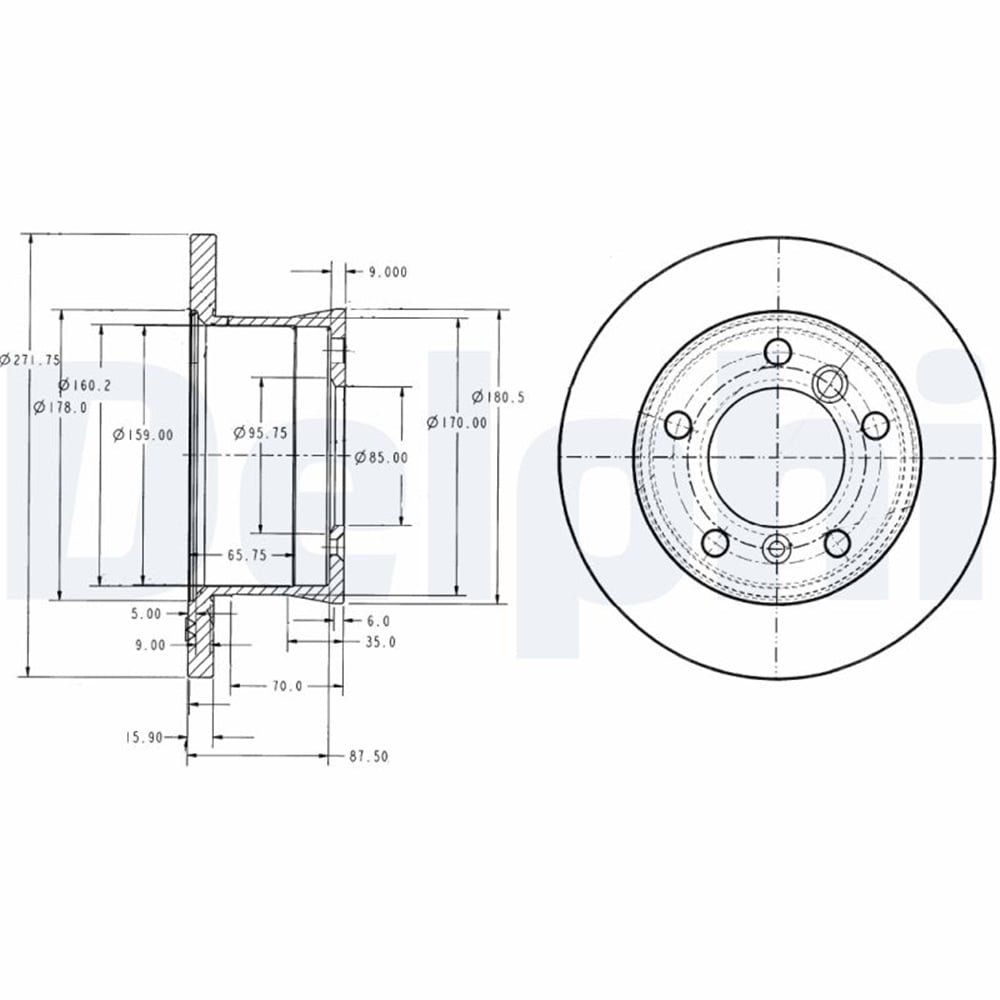 FREN DİSKİ (ÇİFTLİ PAKET) DELİKSİZ ARKA MERCEDES // VW; G270, G290, G300, G320, G350, G400, G500, G55, SPRINTER, SPRINTER CLASSIC // LT 1990 > 