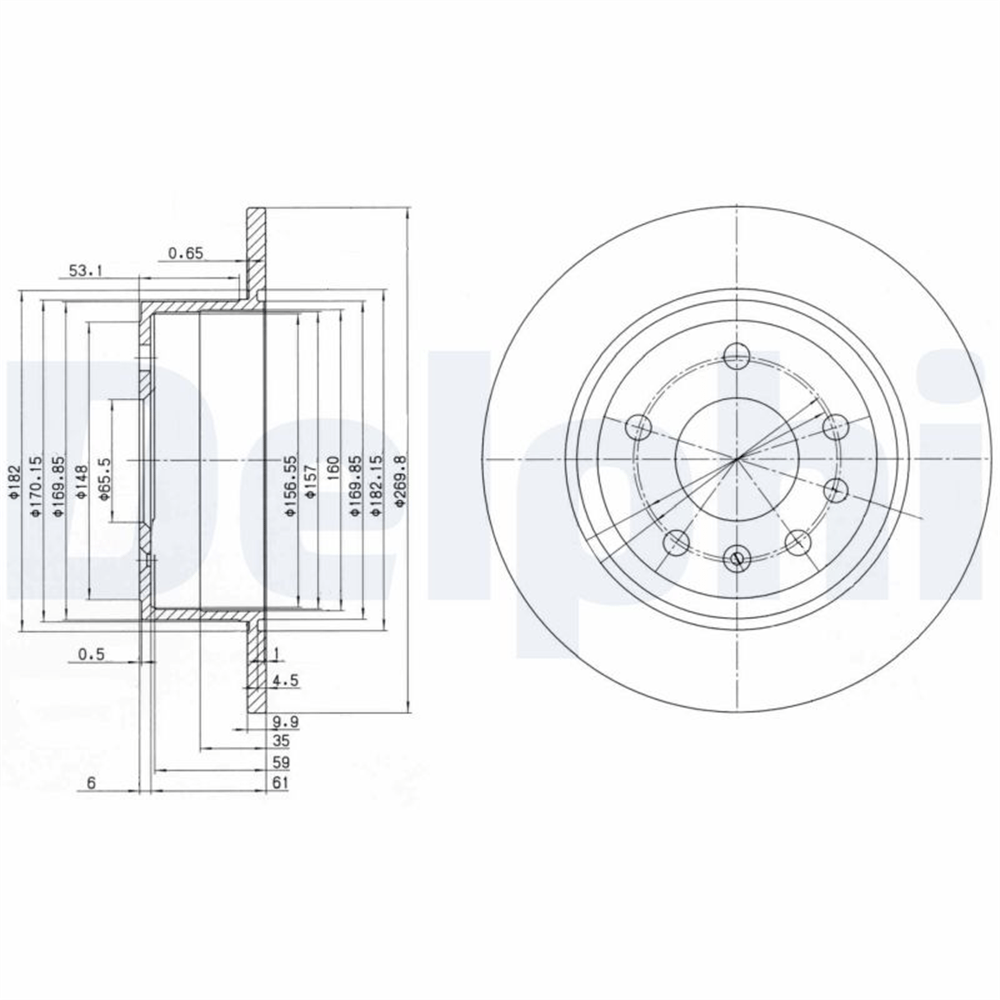 FREN DİSKİ (ÇİFTLİ PAKET) DELİKSİZ ARKA OPEL CARLTON, OMEGA, SENATOR 09/1986 > 04/1994 