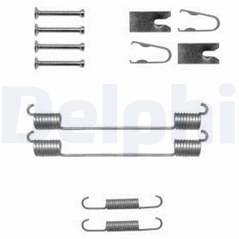 FREN PABUÇ MONTAJ TAKIMI ARKA FIAT DOBLO MPV 1.3 / 1.4 / 1.6 10 =>, GRANDE PUNTO 1.3 05 =>, OPEL CORSA D 1.0 / 1.2 / 1.4 06-14, SKODA RAPID 1.0 / 1.2 / 1.4 / 1.6 12-19 