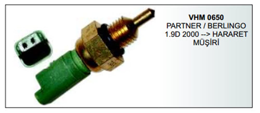 HARARET MÜŞÜRÜ VHM0650 PARTNERBERLINGO 1,9D 2000 