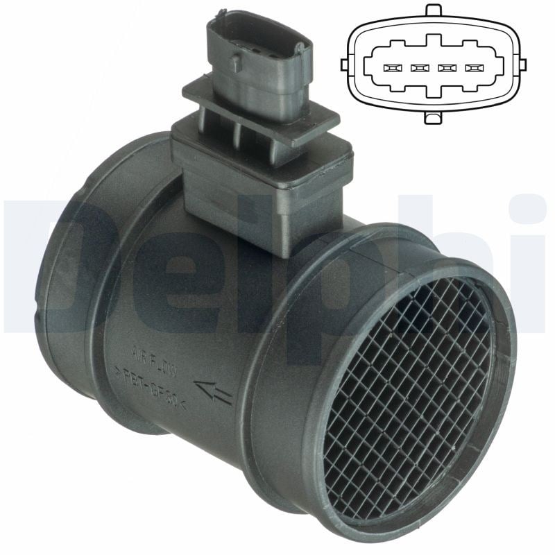 HAVA KÜTLE ÖLÇER (DEBİMETRE) ALFA ROMEO 159 2.0 JTDM 09-11, BRERA 2.0 JTDM 09-10, GIULIETTA 1.4 TB/1.6 JTDM 10 =>, MITO 1.3 08-10, SPIDER 2.0 JTDM 09-11, FIAT 500 0.9/1.3 D 09 =>, 500L 1.4 12 =>, 500X 1.6 D 14 =>, BRAVO II 1.6 D 07-14, DOBLO 1.3 D/1.