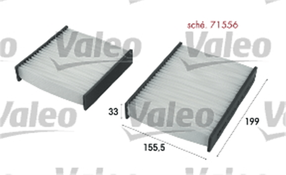 KABİN FİLTRESİ TOY - P 207 (PA) 