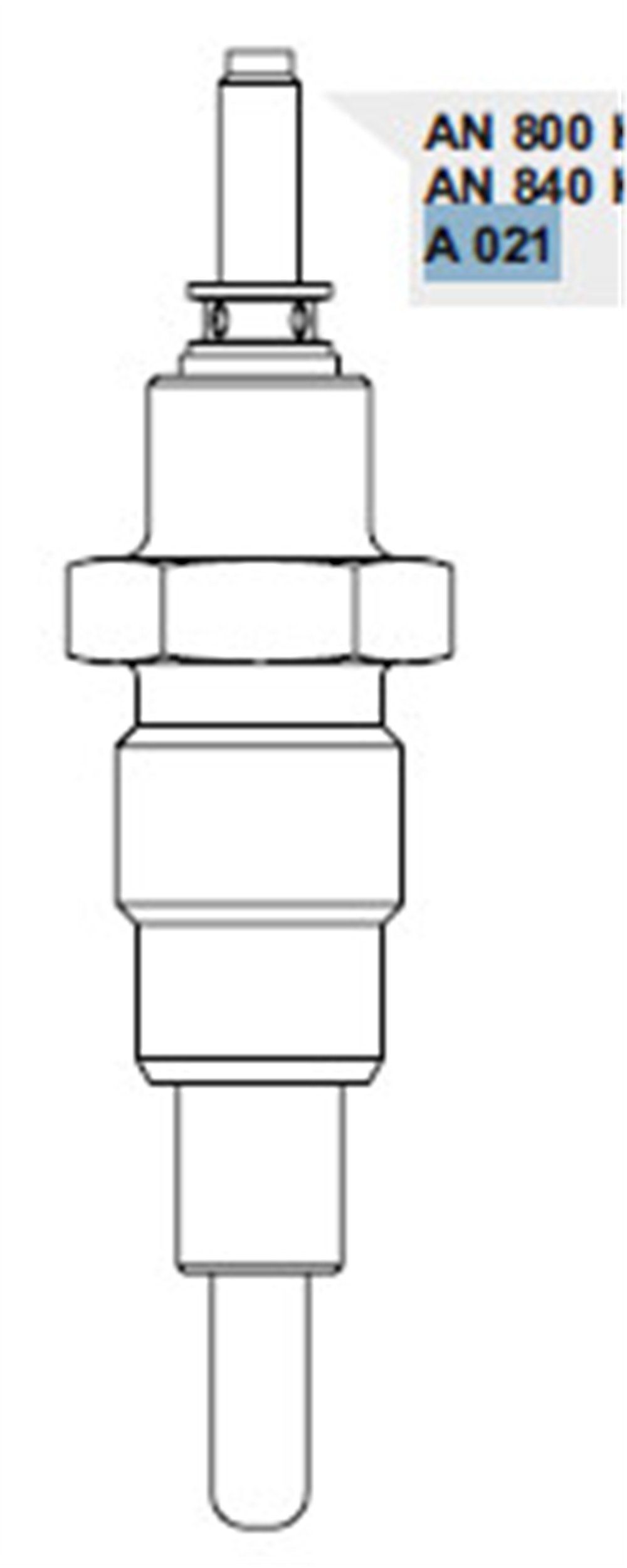 KIZDIRMA BUJİSİ 12V A021 MAGIRUS - MERCEDES ESKİ MODEL 
