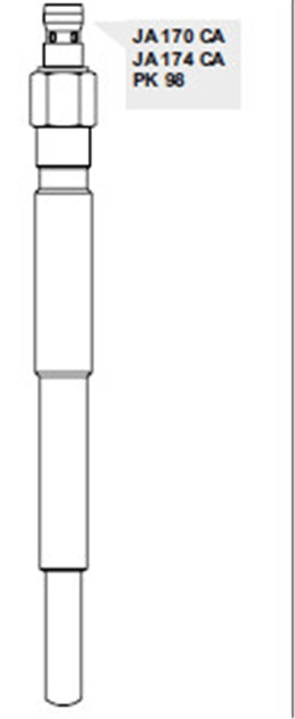 KIZDIRMA BUJİSİ 24V PK98 CATERPİLLAR 955-956