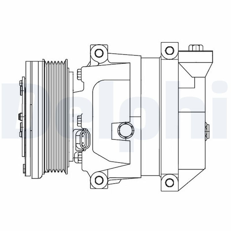 KLİMA KOMPRESÖRÜ CHEVROLET AVEO 1.2 / 1.4 03-08, DAEWOO KALOS 1.2 / 1.4 / 1.5 03 => 