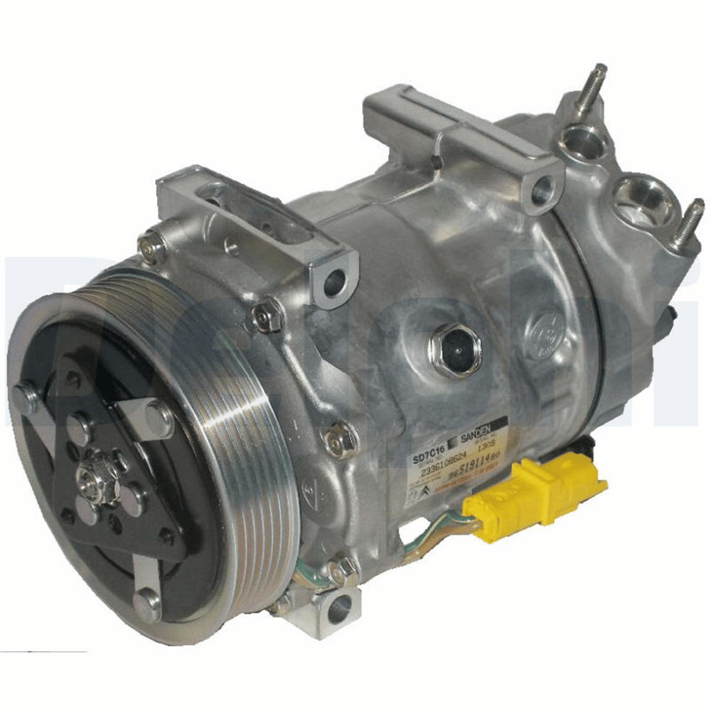 KLİMA KOMPRESÖRÜ CITROEN C4 I 2.0 16V 04-11, 1.6 HDI 04-11, PEUGEOT 307 2.0 16V 00-07, 1.6 HDI 04-09 