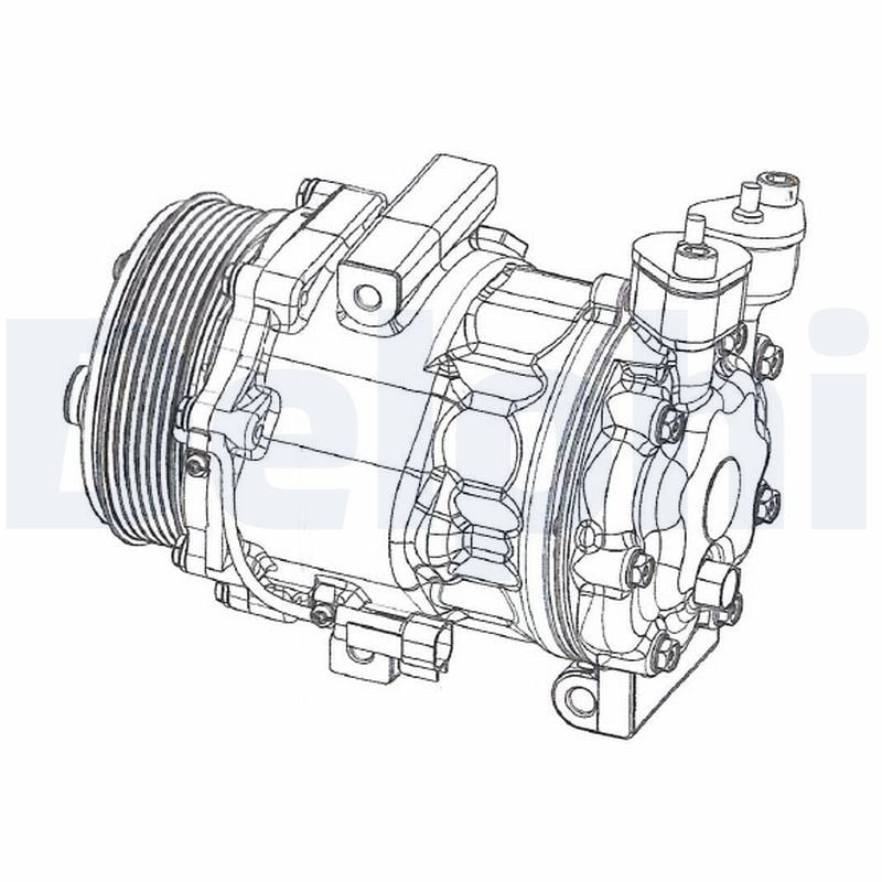 KLİMA KOMPRESÖRÜ FORD TRANSIT 2.2 TDCİ / 2.2 TDCİ RWD 06-14, TRANSIT CONNECT 3.6 V6 FSI / 3.0 V6 TDI / 4.2 V8 TDI 10-18 