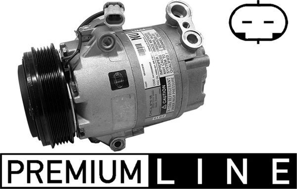 KLİMA KOMPRESÖRÜ OPEL CORSA C 1.0-1.2 00-09 