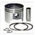 MOTOR PİSTON+SEGMAN 0.50 76 MM [ RENAULT CLIO, KANGOO 1.5 DCI K9K 80 BG ] (0.20 MM KISA PİSTON) (PİM:26 MM) 