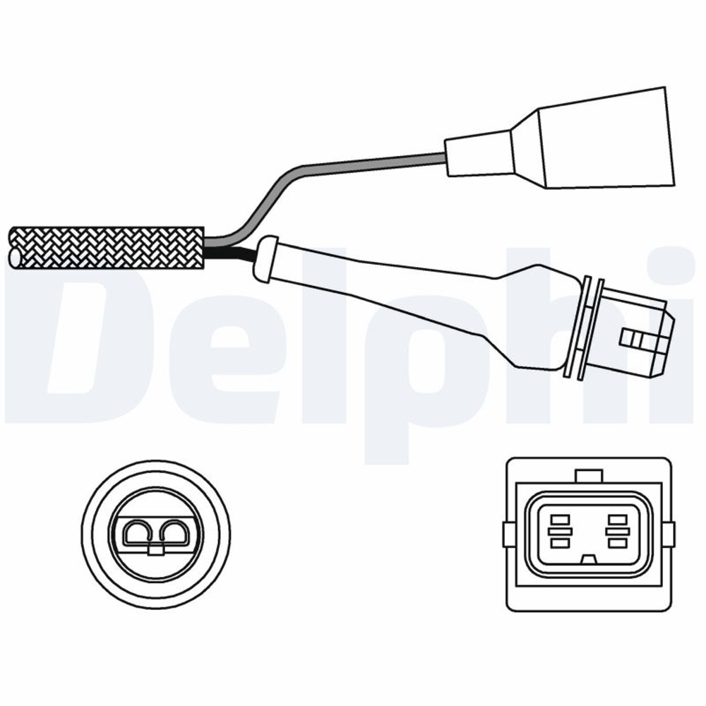 OKSİJEN (LAMBDA) SENSÖRÜ AUDI 80 1.6 / 2.0 / 2.6 / 2.8 91-94, RENAULT ESPACE II 2.0 / 2.8 V6 91-96 