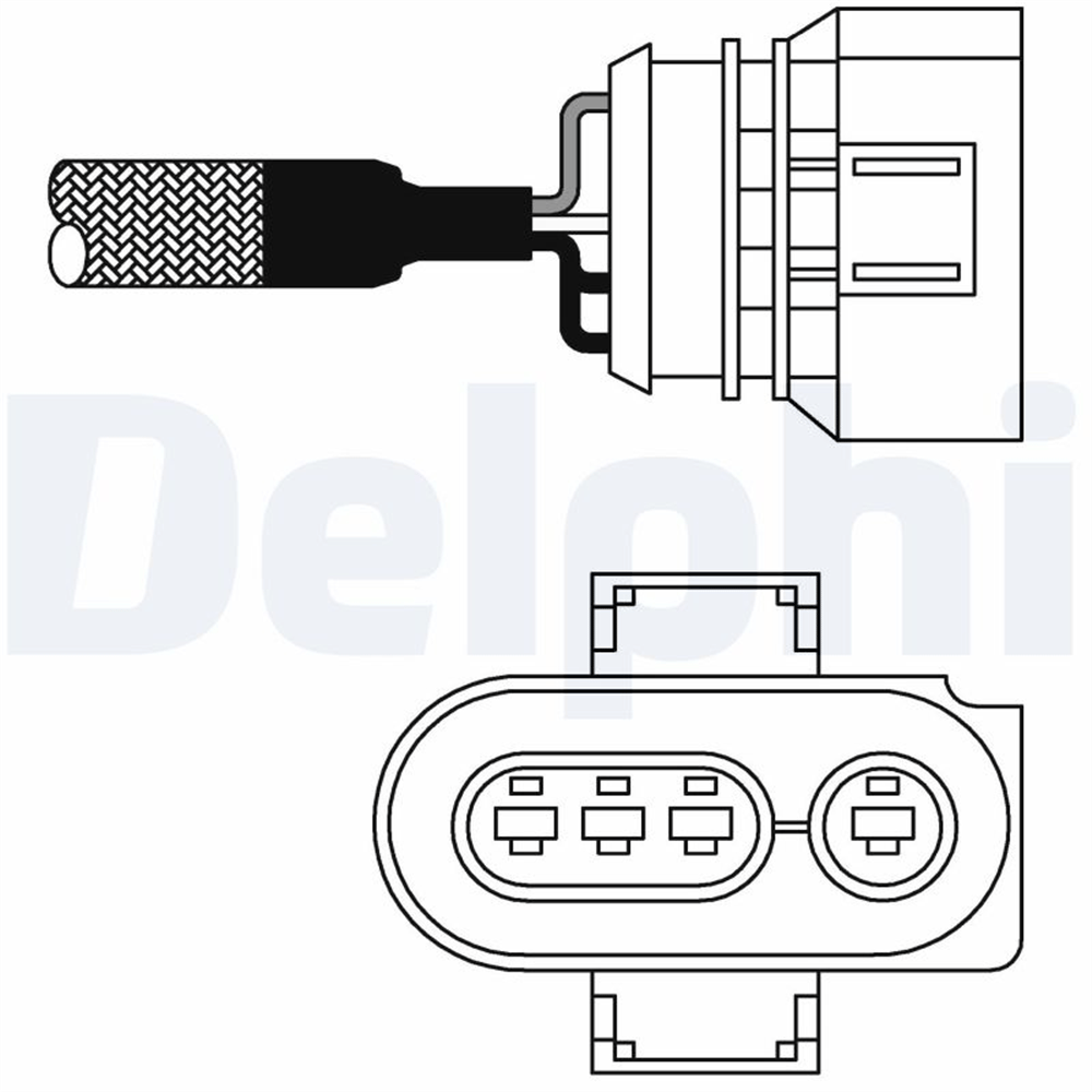 OKSİJEN (LAMBDA) SENSÖRÜ AUDI A4 I 1.6 / 1.8 94-00, VW PASSAT 1.6 / 1.8 96-00, POLO 1.0 / 1.3 / 1.4 94-99 