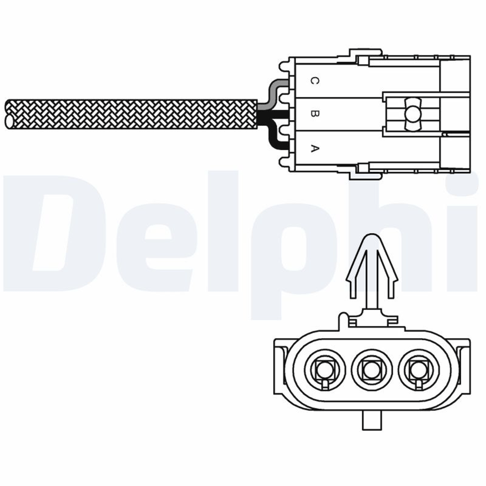 OKSİJEN (LAMBDA) SENSÖRÜ RENAULT CLIO II 1.2 / 1.2 LPG 98 =>, KANGOO 1.2 97 => 