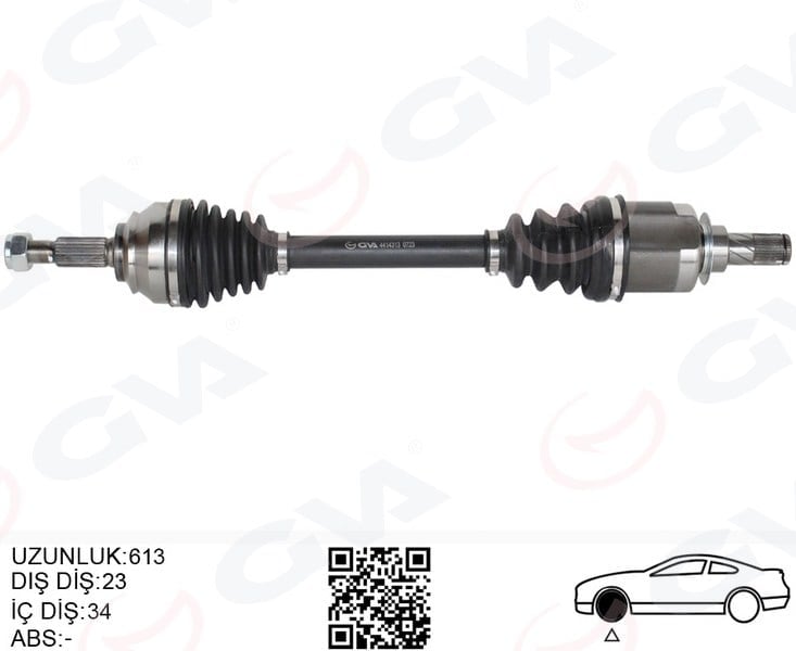 ÖN AKS SOL RENAULT CLIO IV 1.5 DCI A-T 12-