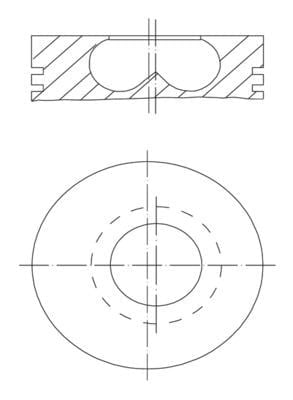 PISTON SEGMAN 84.50mm BMW B37 B47 F10 F20 F30 F40 G20 G30 G22 F32 F34 F36 G32 G11 F48 F15 MINI F54 F55 F56 F57 F60