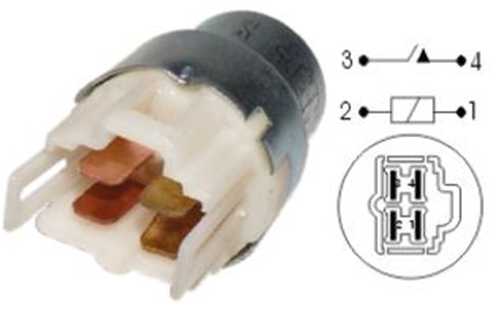 ROLE 12V 12134 MITSUBISHI - KIA 4 UÇLU YUVARLAK 