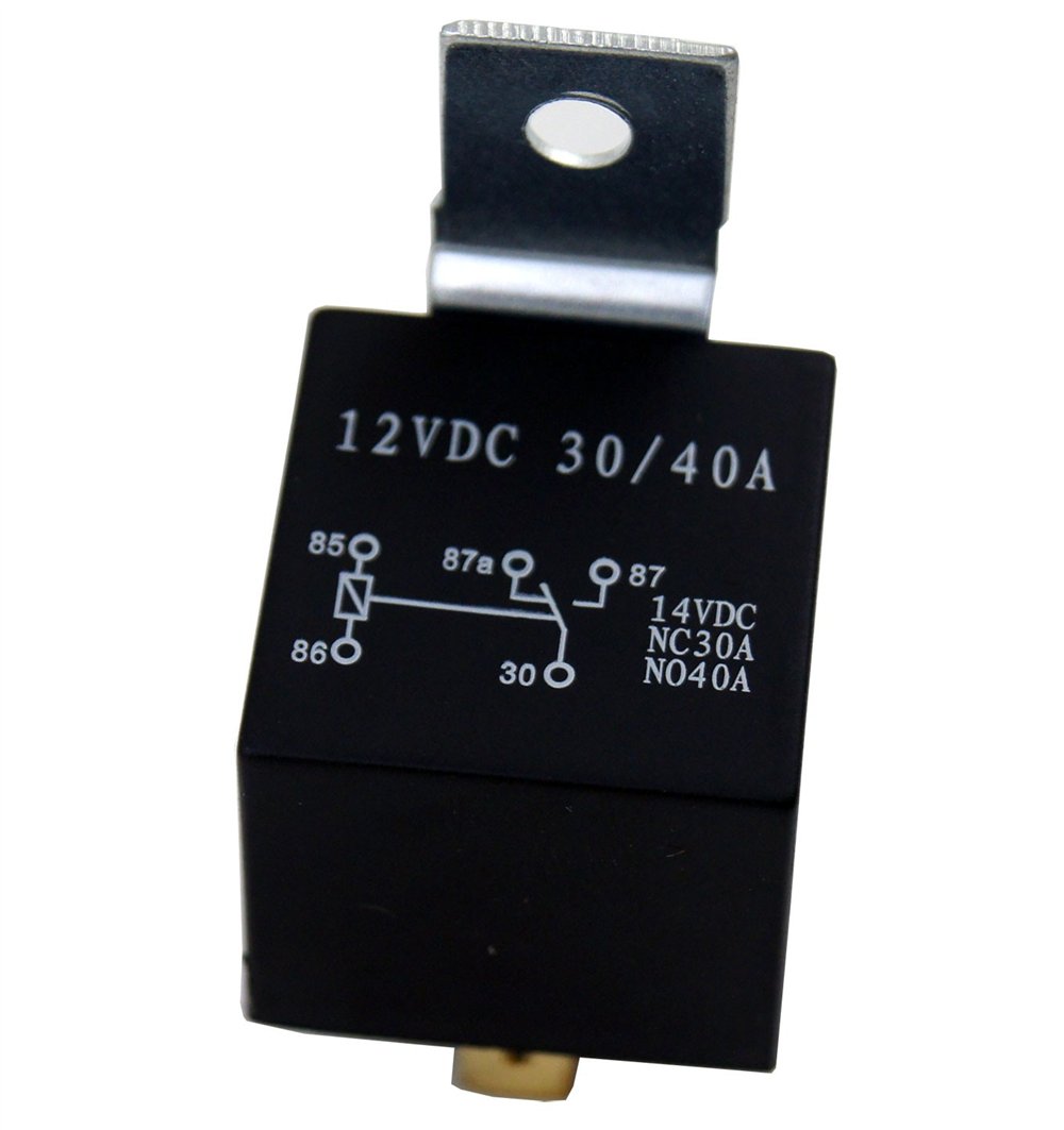 ROLE 12V 40A 5 UÇLU SU GEÇİRMEZ IŞIKLI ŞEFFAF 