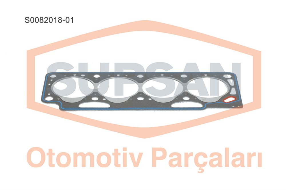 SİLİNDİR KAPAK CONTASI 1 ÇENTİK-SACLI ÖZEL KLİNGRİT RENAULT KANGOO, EXPRESS 1.9D, R19 1.9 D ENG. F8Q ESKİ MOTOR 