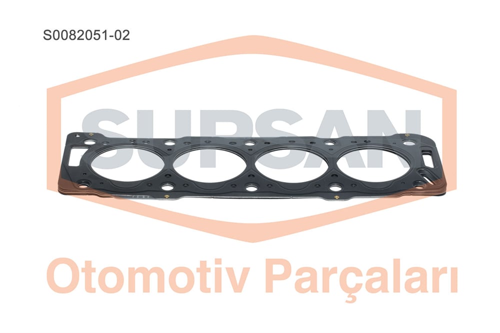 SİLİNDİR KAPAK CONTASI 2 ÇENTİK-ÇOK KATMANLI ÇELİK PEUGEOT PARTNER, CITROEN BERLINGO ENG. DW8 