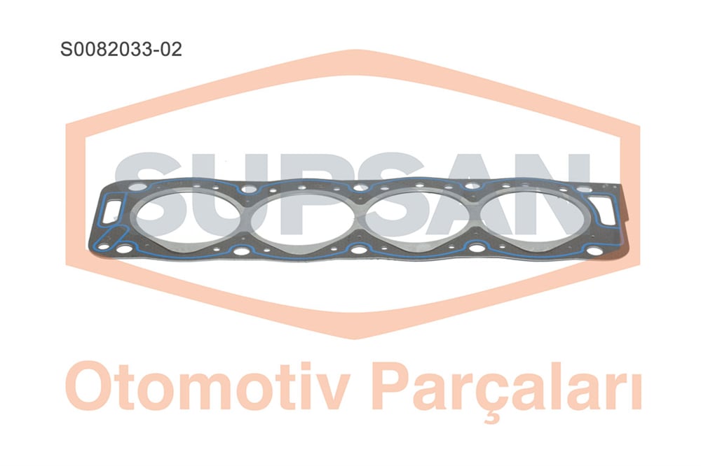 SİLİNDİR KAPAK CONTASI 2 ÇENTİK-SACLI ÖZEL KLİNGRİT PEUGEOT PARTNER, CITROEN BERLINGO, BOXER DİZEL 1.9 ENG. XUD7/XUD9/9A 